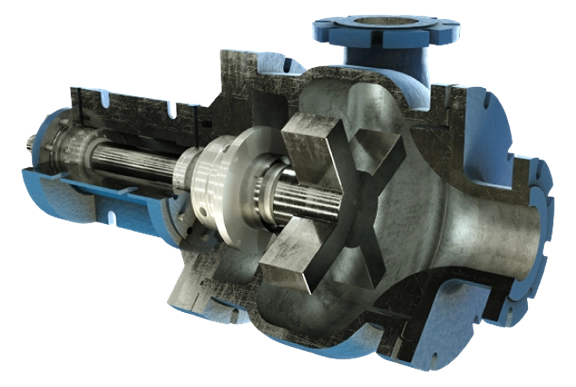 công nghệ chống tắc nghẽn của bơm bã đặc eddy