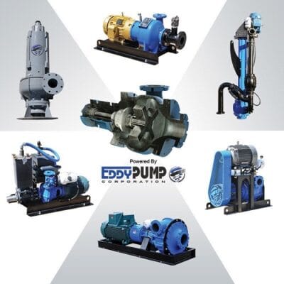 các loại bơm bã đặc, bùn đặc của hãng eddy