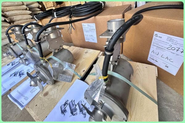 máy khuấy chìm bể anoxic