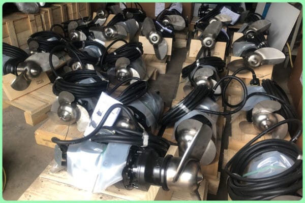 cách chọn máy khuấy chìm bể anoxic