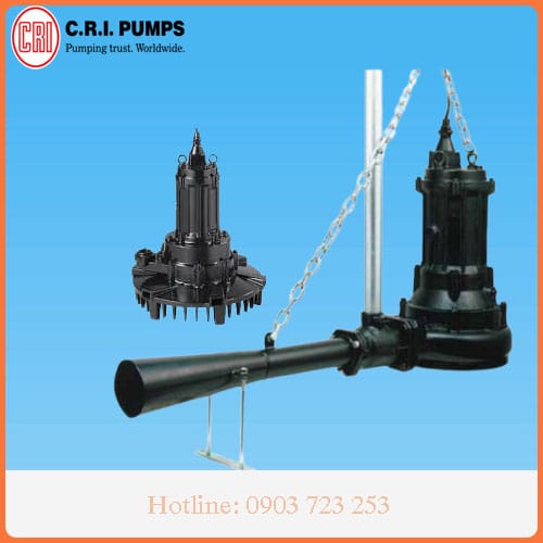 Máy Sục Khí Chìm C.R.I (Submersible Aerator C.R.I) – Không Nghẹt, Bền Bỉ