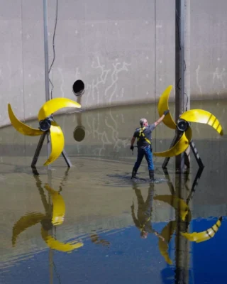 máy khuấy chìm mương oxy hoá đến từ nhà flygt