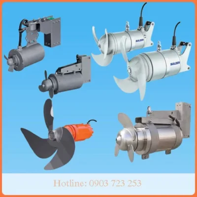 máy khuấy chìm chạy liên tục