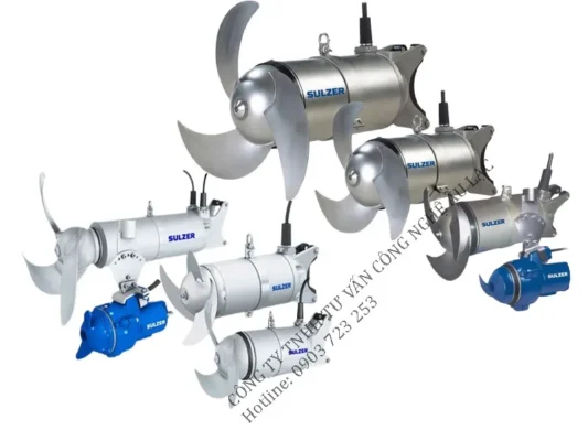 đại lý máy khuấy chìm sulzer