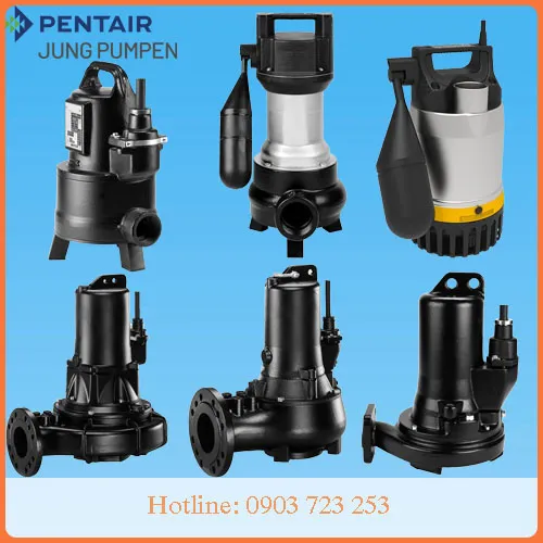 Bơm Jung Pumpen Đức Bơm Chìm Nước Thải Chính Hãng
