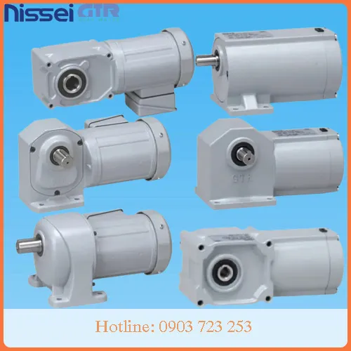 Motor hộp số giảm tốc nissei gtr